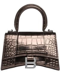 Balenciaga - Croc-Embossed Xs Tote Bag - Lyst
