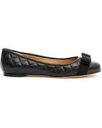 Ferragamo - Ferragamo Varina Ballet Flats - Lyst