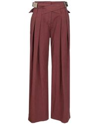 The Attico - Canvas Trousers - Lyst