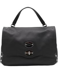 Zanellato - Small Postina Stud-Embellished Flap Tote Bag - Lyst
