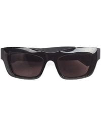 Bottega Veneta - Logo Sunglasses - Lyst