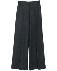 Harris Wharf London - Wide-Leg Wool Trousers - Lyst