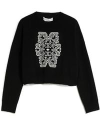 Max Mara - Wool Short Sweater - Lyst