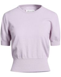 Maison Margiela - Solid-Color Short-Sleeve Knit Top - Lyst