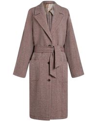 Etro - Belted Drop Shoulder Coat - Lyst