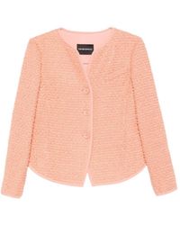 Emporio Armani - Wool Blend Jacket - Lyst