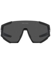 Prada - Linea Rossa Logo Sunglasses - Lyst