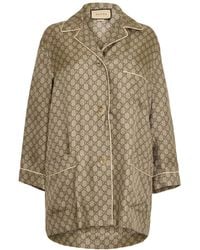 Gucci - Patterned Long-Sleeve Shirt - Lyst
