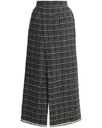Erdem - Tweed Midi Pencil Skirt - Lyst