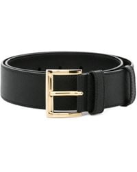 Prada - Logo Plaque Buckled Belt - Lyst