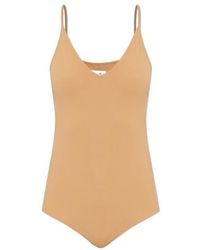 Jil Sander - V-Neck Sleeveless Bodysuit - Lyst