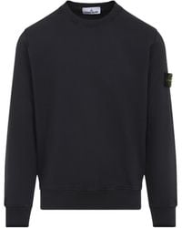 Stone Island - Crew-Neck Logo-Patch Sweatshirt - Lyst