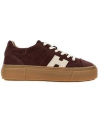 Hogan - H705 Logo-Patch Sneakers - Lyst