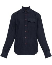 Kiton - Collared Long-Sleeved Shirt - Lyst