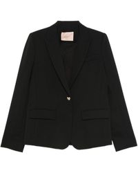 Twinset - Heart-Button Blazer - Lyst