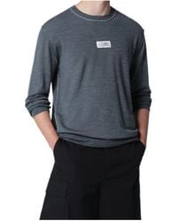 MM6 by Maison Margiela - Numeric Signature Patch Crewneck Jumper - Lyst
