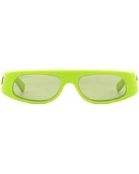 Gucci - Eyewear	Rectangle Frame Sunglasses - Lyst