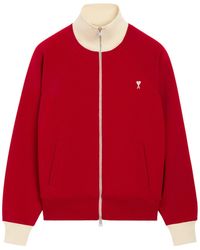Ami Paris - Ami Ami De Coeur Zipped Sweatshirt - Lyst