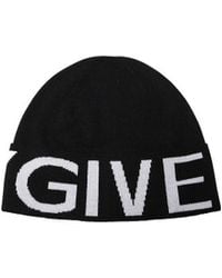 Givenchy - Logo Intarsia-Knit Slip-On Beanie - Lyst