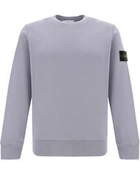 Stone Island - Compass Patch Crewneck Sweatshirt - Lyst