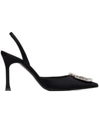 AMINA MUADDI - Camelia Sling 90 Pointed-Toe High-Heeled Sandals - Lyst