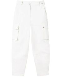 Twinset - Oraganic Cotton Cargo Trousers - Lyst