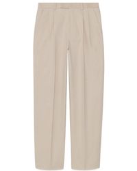 Gucci - Pleated Front Tailored Trousers - Lyst