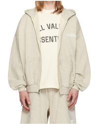 Fear Of God - Zippered Hoodie - Lyst