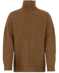 Jil Sander - Chunky Ribbed Turtleneck Jumper - Lyst