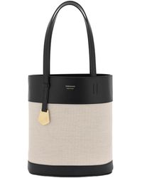 Ferragamo - North-South Logo-Printed Top Handle Bag - Lyst