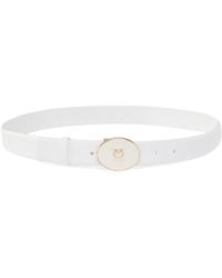 Pinko - Logo Detailed Buckled Belt - Lyst