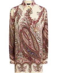 Etro - Long Sleeved Pattern-Printed Shirt - Lyst