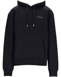 Jacquemus - Logo Detailed Drawstring Hoodie - Lyst