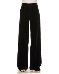 Valentino - Zipped Wide-Leg Trousers - Lyst
