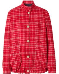 Giuliva Heritage - The Diana Checked Wool-Blend Tweed Jacket - Lyst