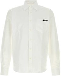Prada - Long-Sleeved Button-Up Shirt - Lyst