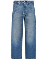 Levi's - 501 Logo Patch Loose-Fit Jeans - Lyst