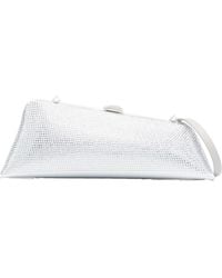 The Attico - The Long Night Embellished Asymmetric Clutch Bag - Lyst