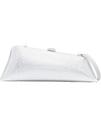 The Attico - The Long Night Embellished Asymmetric Clutch Bag - Lyst