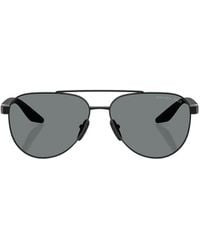 Prada Linea Rossa - Pilot-Frame Sunglasses - Lyst