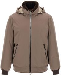 Brunello Cucinelli - Detachable-Hood Quilted Padded Jacket - Lyst
