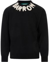 Barrow - Logo Printed Crew-Neck Sweatshirt - Lyst
