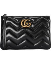 Gucci - Gg Marmont Clutch Bag - Lyst