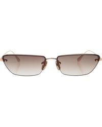 Linda Farrow - Cleo Rectangular Frame Sunglasses - Lyst