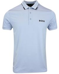 BOSS - Short-Sleeved Polo Shirt - Lyst