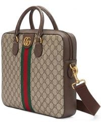 Gucci - Gg Supreme Briefcase - Lyst