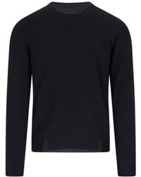 Zanone - Crewneck Long-Sleeved Jumper - Lyst