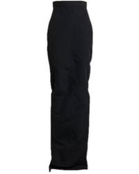 Rick Owens - Solid Color Midi Skirt - Lyst