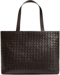 Bottega Veneta - Intrecciato Zipped Large Tote Bag - Lyst