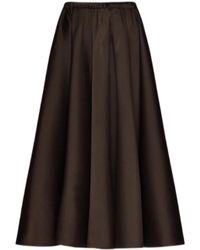 Valentino - High Waist Pleated Midi Skirt - Lyst